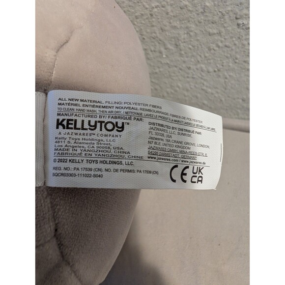 Squishmallows 8” Haizley Gray Hippo Unicorn Plush 2022 Kellytoy Soft Winged - Picture 7 of 7